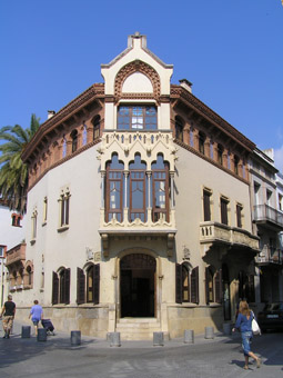 Façana de la Casa museu Lluís Domènech i Montaner