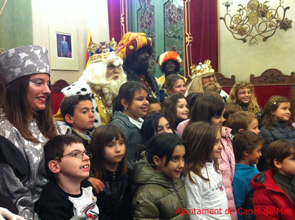 Els Reis a l'Ajuntament - gener 2013