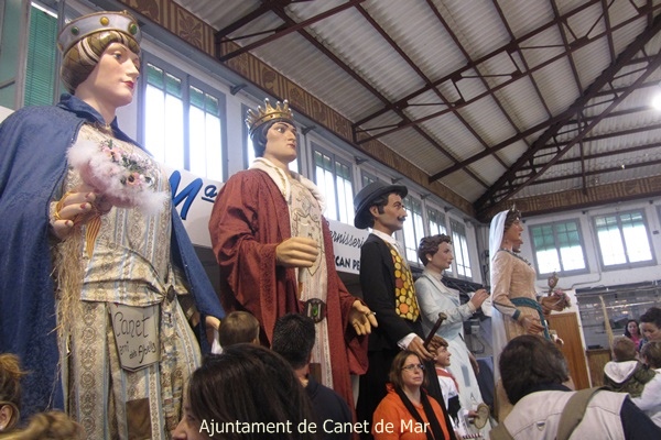 Gegants a la plaa Mercat