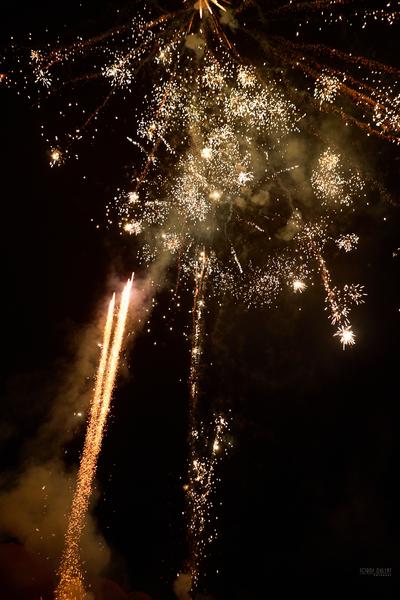 Focs artificials en honor a Sant Pere i Sant Pau