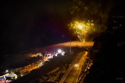 Focs artificials en honor a Sant Pere i Sant Pau