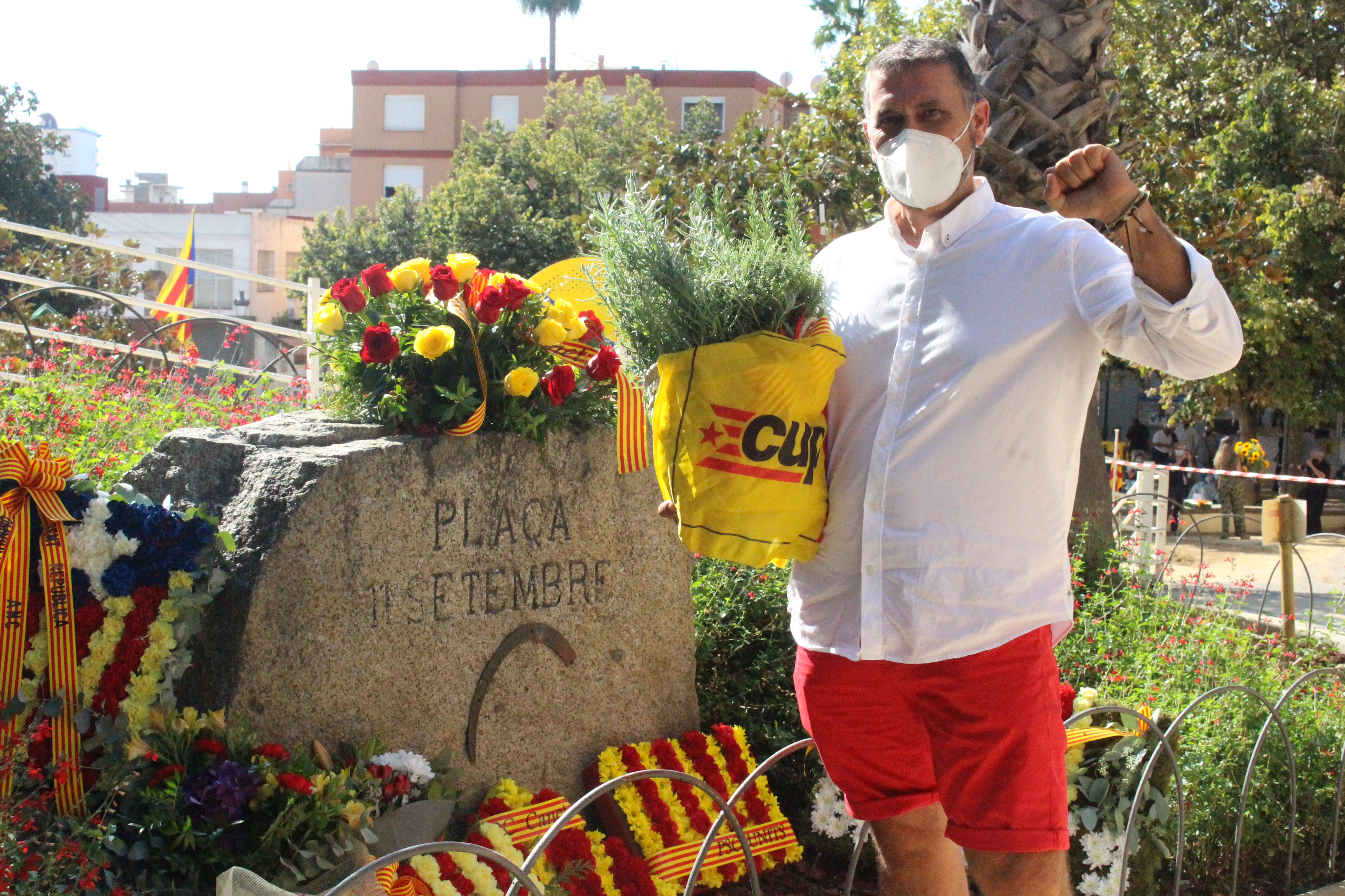 Acte institucional i ofrena floral amb motiu de la Diada Nacional de Catalunya 2021 - Foto 87015635