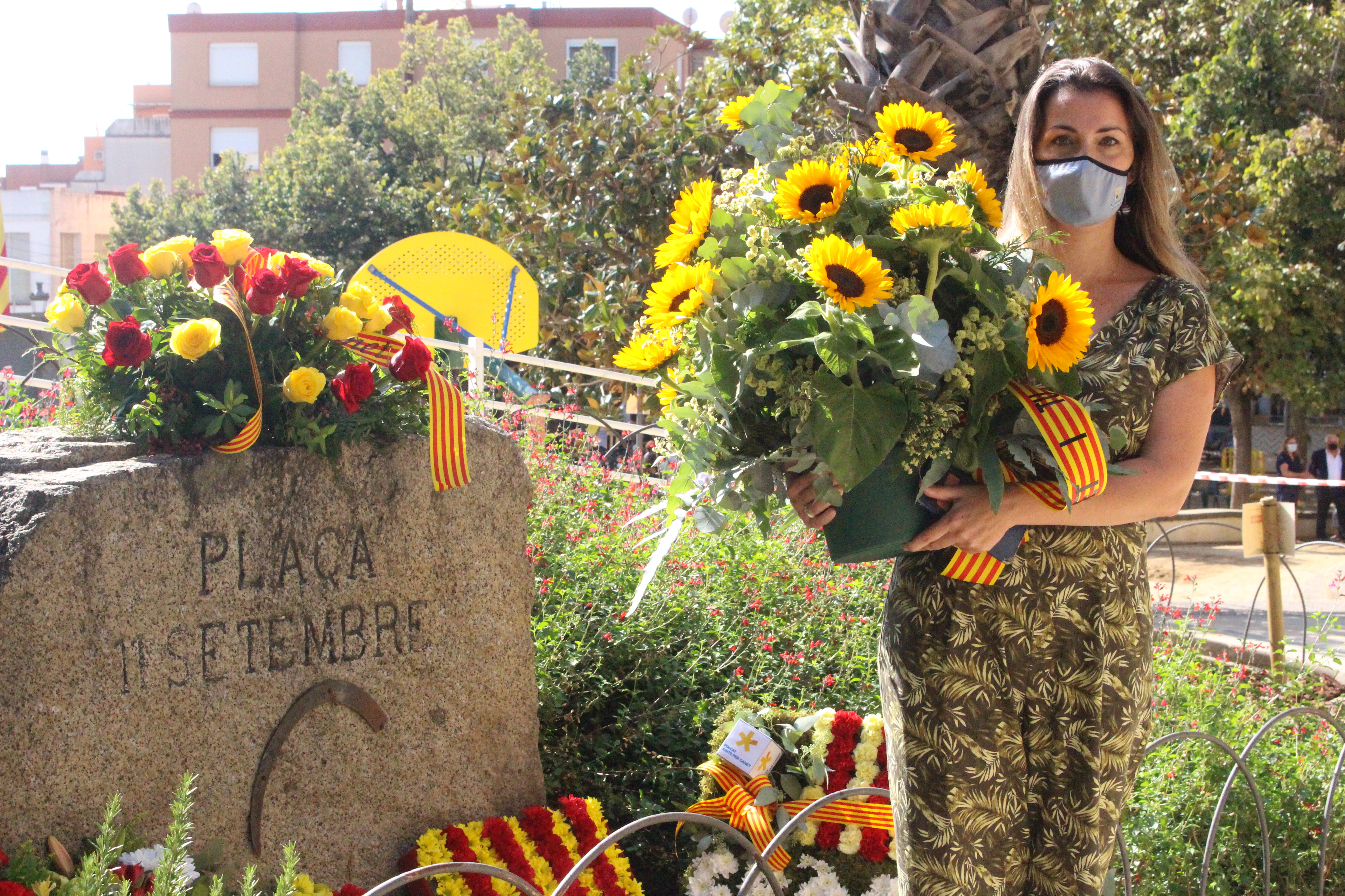 Acte institucional i ofrena floral amb motiu de la Diada Nacional de Catalunya 2021 - Foto 38536194