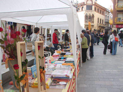 Llibres i roses a la riera Sant Domnec