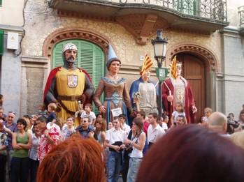 Gegants a la Festa Major