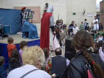 L'hora del conte a la Diada de Sant Jordi