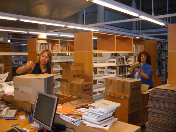 Obres a la Biblioteca