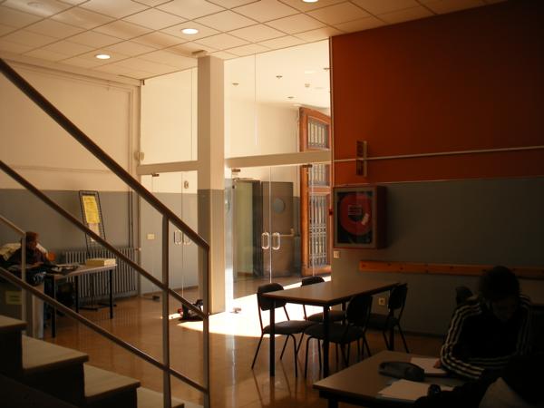 Espai a l'Escola de Teixits - Sala de lectura