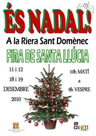 Cartell de la Fira de Santa Llcia