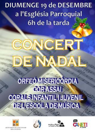 Cartell del Concert de Nadal