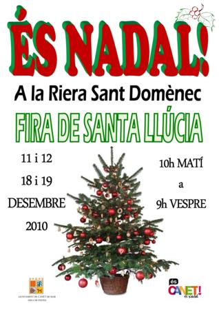 Cartell de la Fira de Santa Llcia