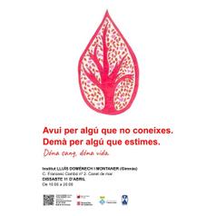 CARTELL DONACI&Oacute; SANG