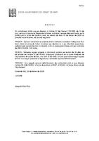 Anunci aprovació projecte bolig