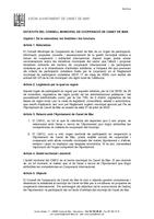 Estatuts del Consell municipal de cooperació