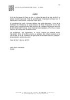 Anunci modificació ordenança número 5 - 2013
