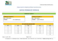 formació teòrico pràctica - Garrofers