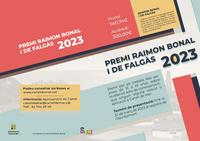 Bases Premi Raimon Bonal 2023
