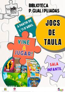 Cartell jocs de taula