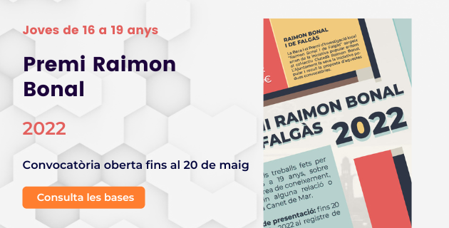 Banner web Premi Raimon Bonal 2022