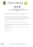Ban suspensi&oacute; l&iacute;mit ac&uacute;stica Canet Rock