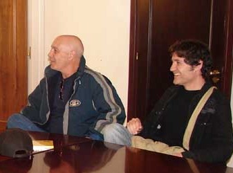 Vicente Feliu amb Xavier Dotras - any 2009