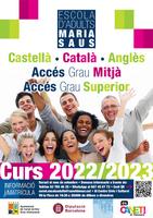 Cartell curs E Aduls 2022 - 23