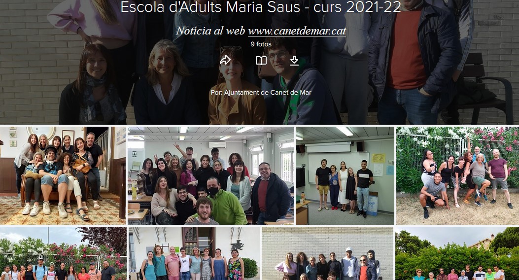 Àlbum fotos Escola Adults 21 22