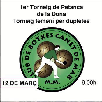 Torneig de petanca Dia de la dona