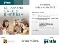 Cafè i empresa - díptic