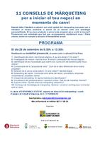 Programa Taller 11 consells de màrqueting