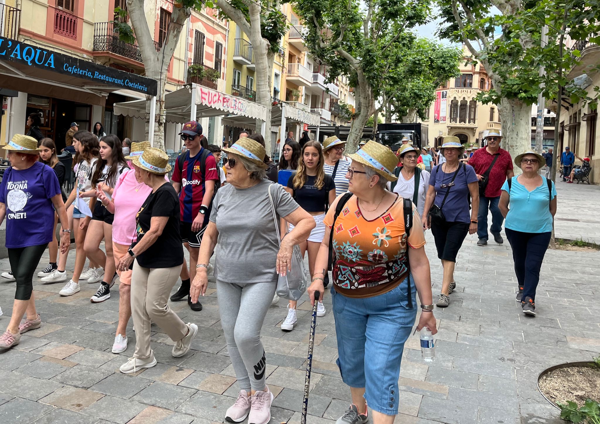 Gent gran a Canet de Mar