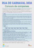 Bases concurs de comparses Carnaval 2026