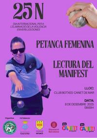 Cartell Petanca femenina