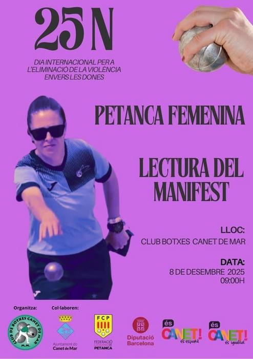 Cartell Petanca femenina