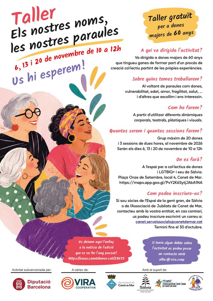 Cartell els nostres noms les nostres paraules