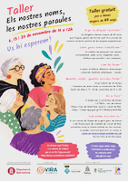 Cartell els nostres noms les nostres paraules