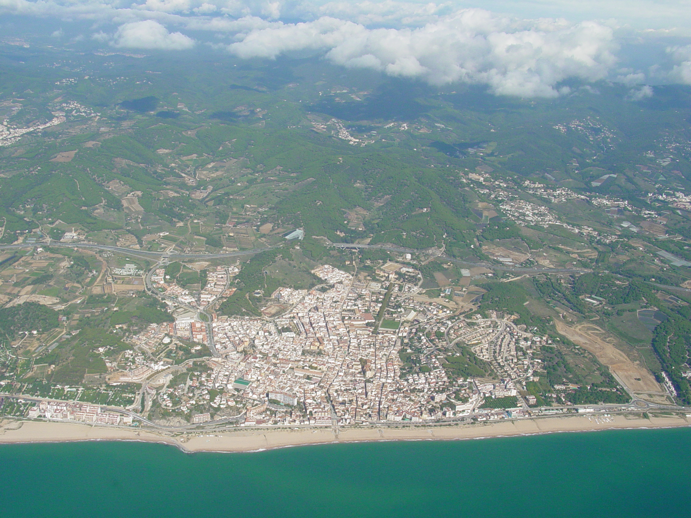 Foto a�ria Canet - 2002