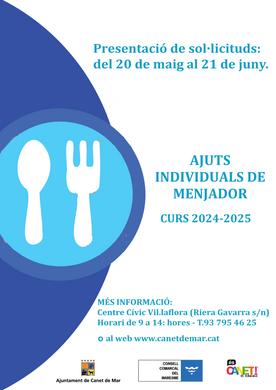 Ajuts menjador escolar 2024 2025