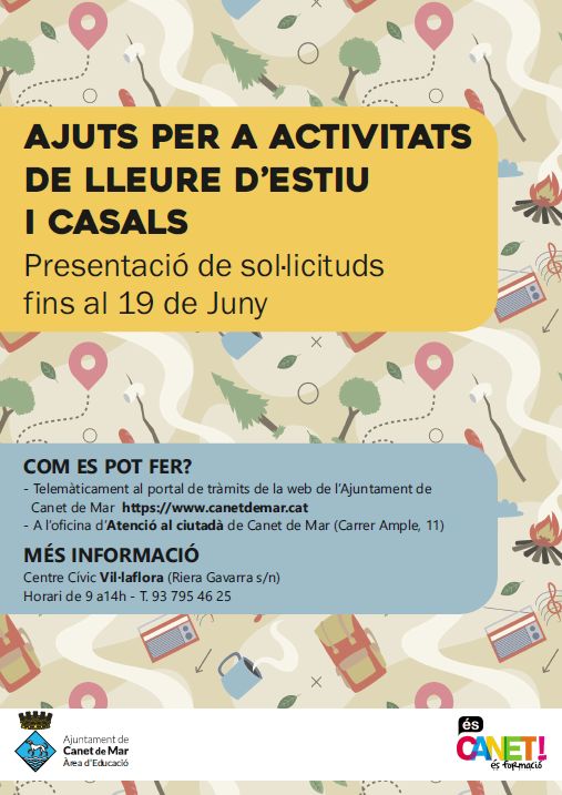 cartell ajuts lleure 2026