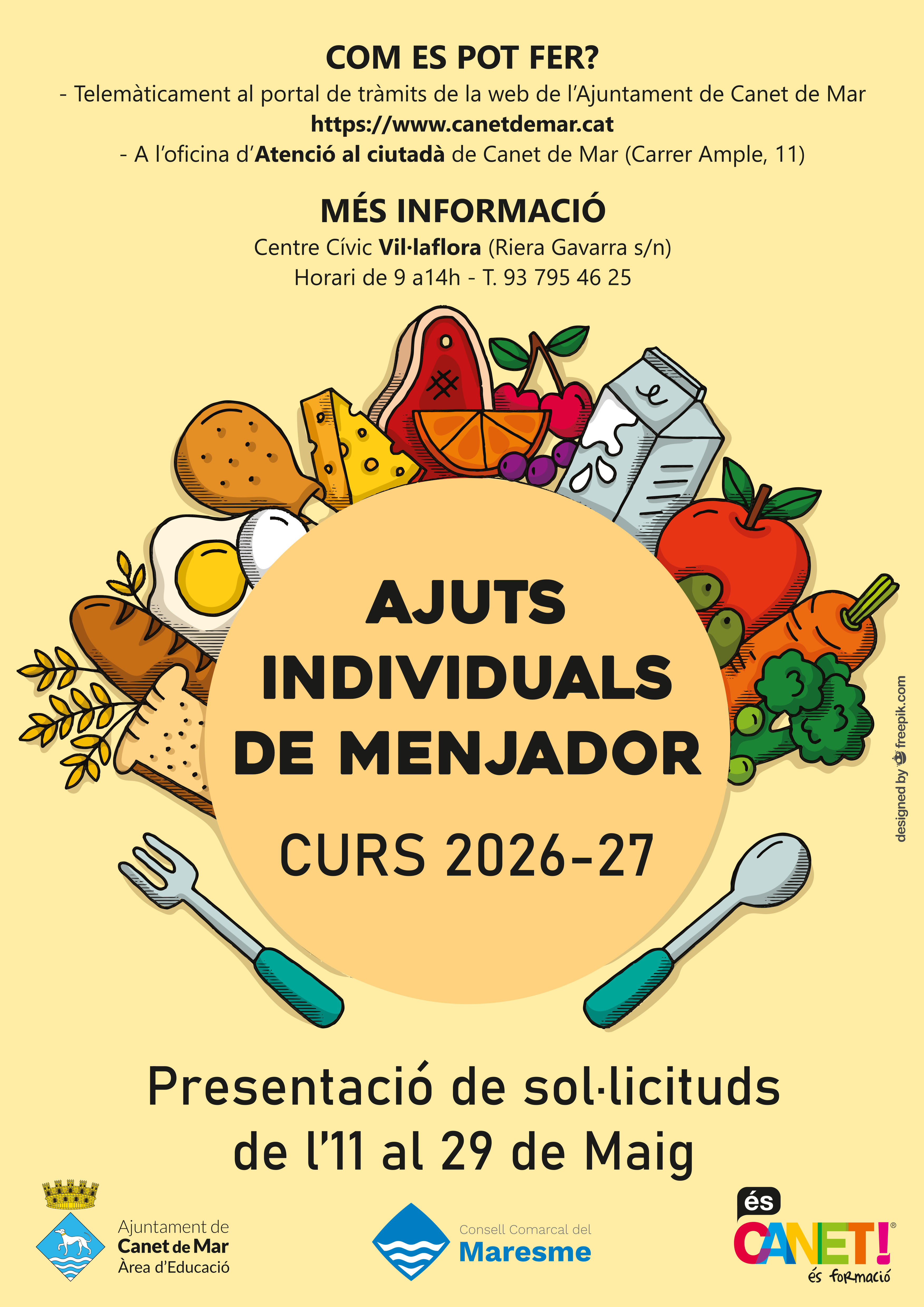 Ajuts menjador 2026-2027
