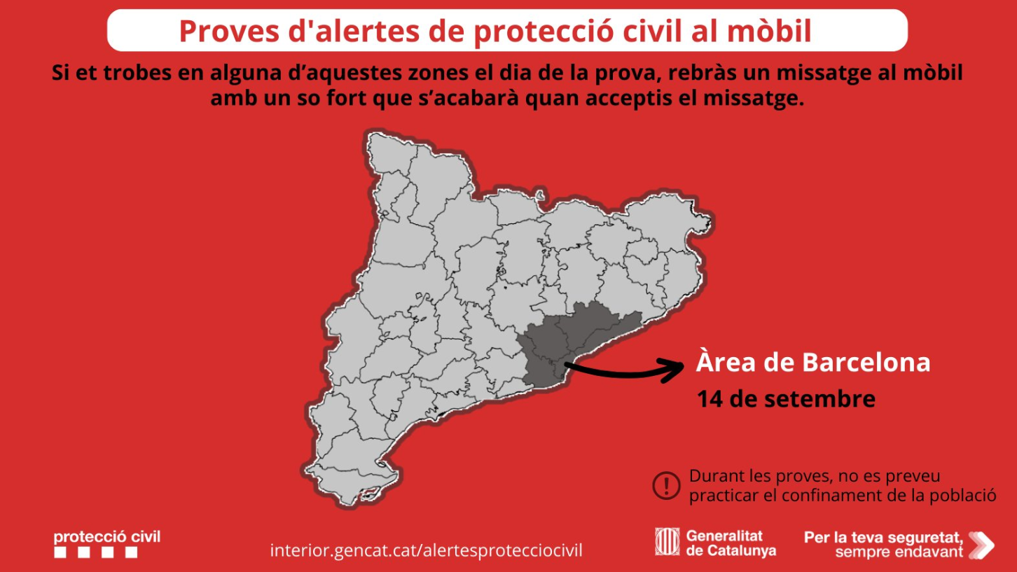Alerta Protecci civil als mbils
