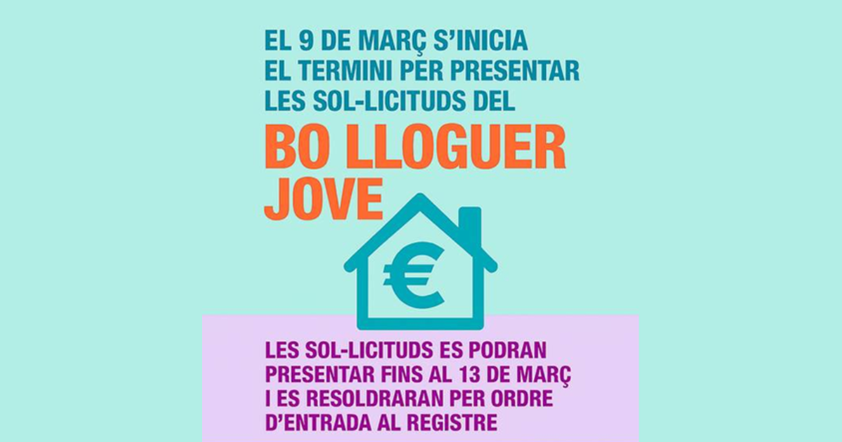 Bo lloguer jove