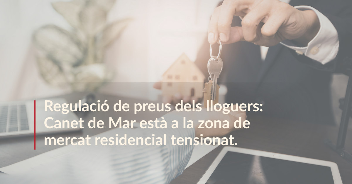 Habitatge - regulaci� preu lloguers