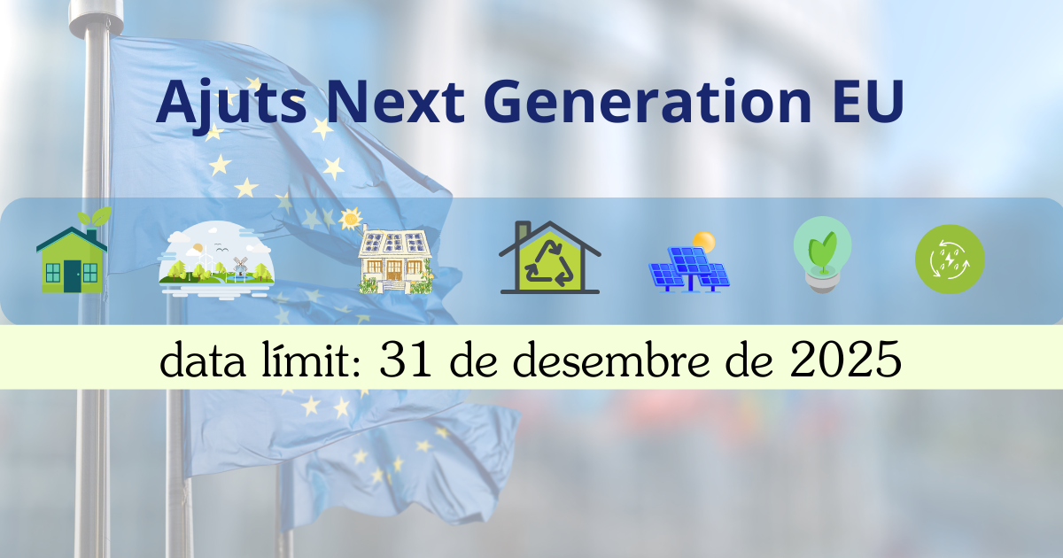 next generation EU habitatge - ajuts next generation EU habitatge - ajuts