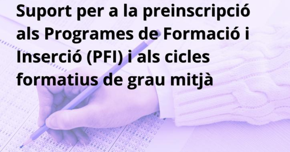 suport preinscripci� joventut