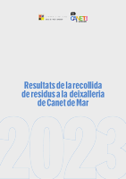 Resultats de la recollida de residus a la deixalleria de Canet de Mar 2023