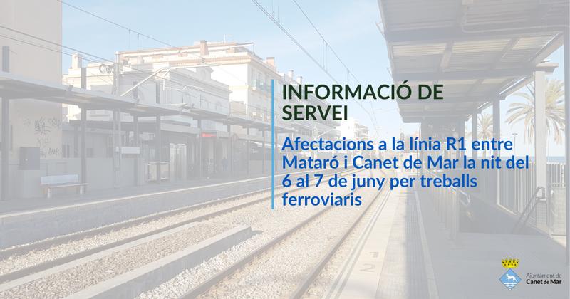 Portada tall ferroviari