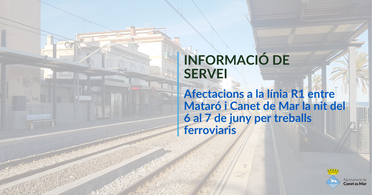 Portada tall ferroviari