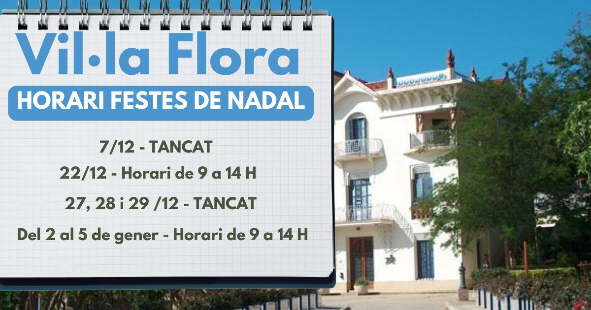 Horari Nadal 23 Vil�la Flora