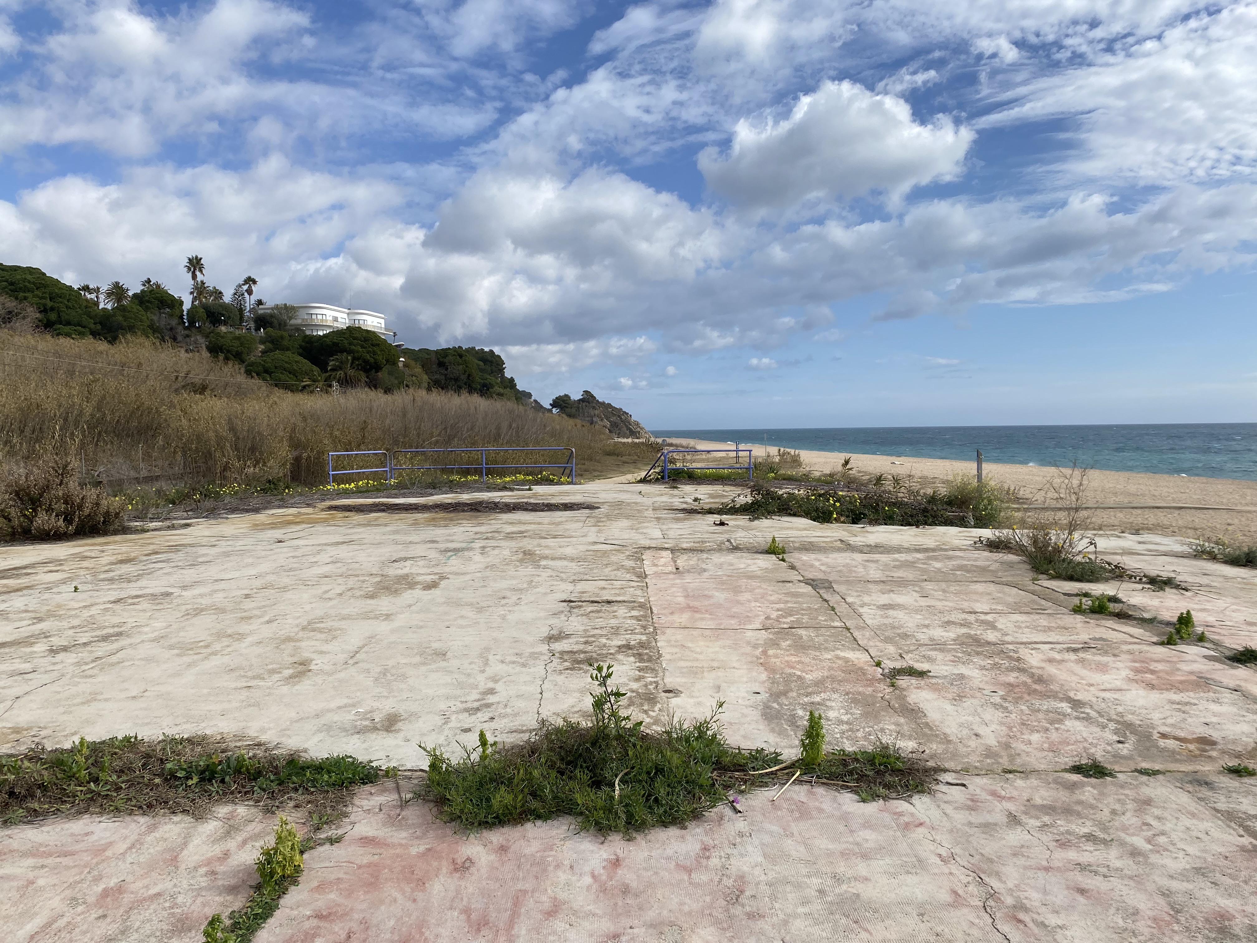 plataforma ciment platja